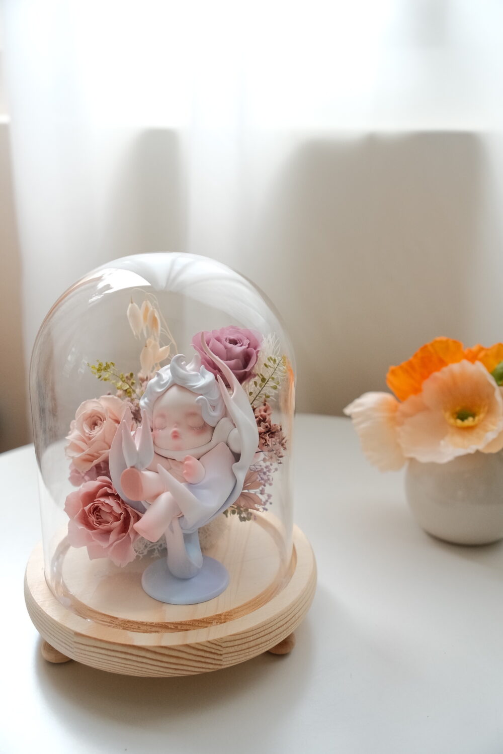 DSCF6145 玻璃永生花盅(長)