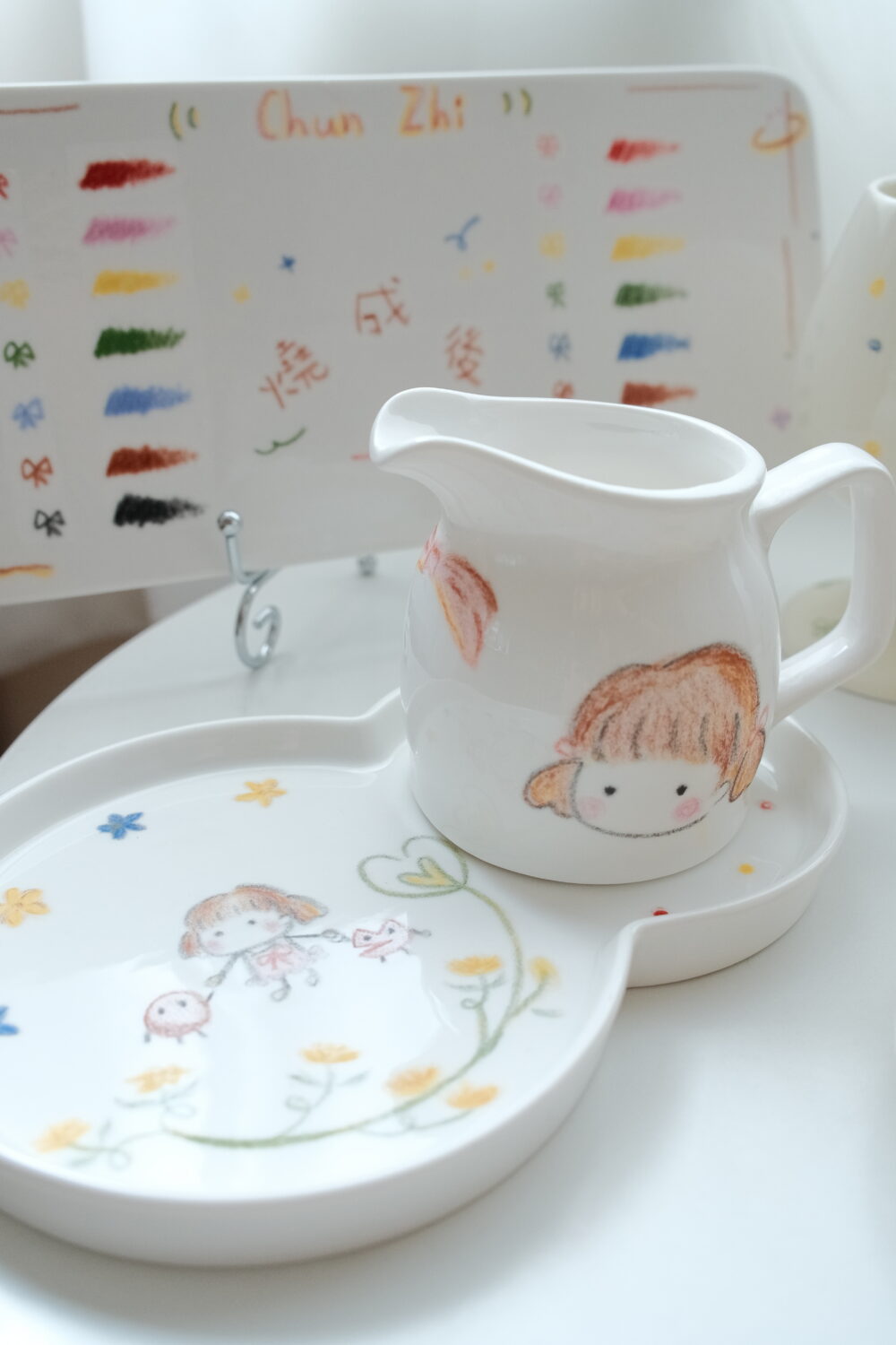DSCF6941 蠟筆彩繪陶瓷🖍️贈送-動物陶瓷吊飾